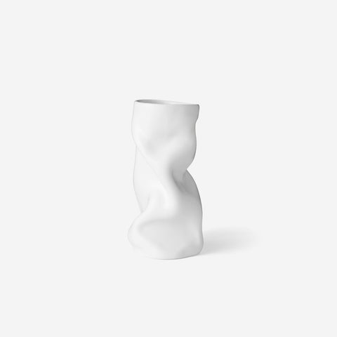 SIMPLE FORM. - Audo Copenhagen Audo Collapse Vase White 30 - 