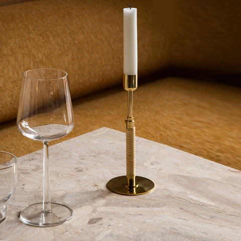 SIMPLE FORM. - Audo Copenhagen Audo Duca Candle Holder Polished Brass - 