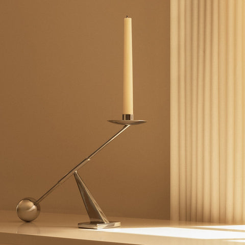 Audo Interconnect Candle Holder Stainless Steel Small