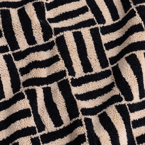 Baina Saroma Bath Mat Sand Noir Towel Baina - [store_name]
