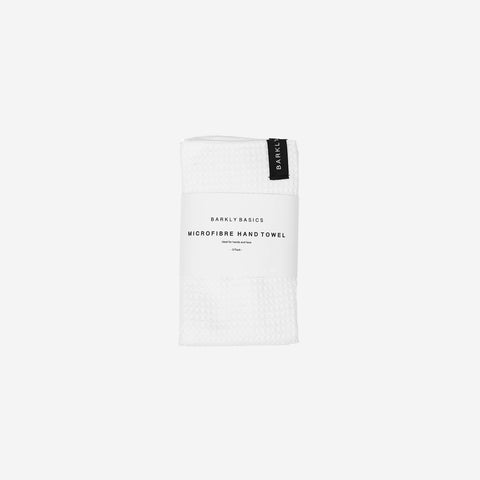 SIMPLE FORM. - Barkly Basics Barkly Basics White Microfibre Hand Towel (3 pack) - 