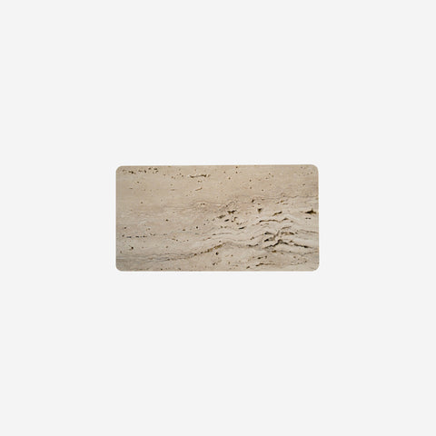 Behr & Co Stone Rectangular Tray Travertine Unfilled