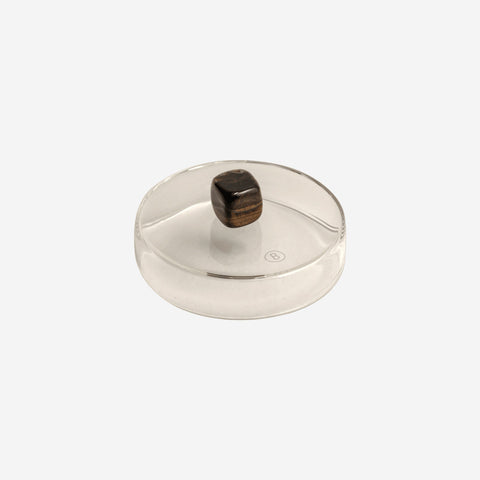 Black Blaze Glass Candle Lid Tiger Eye Candle Lid Black Blaze - [store_name]