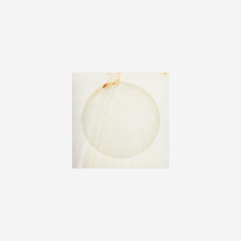 Black Blaze Ink Dish White Onyx Decorative Tray Black Blaze - [store_name]