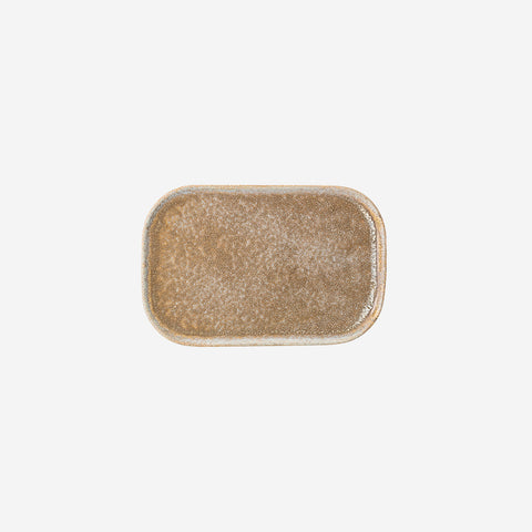 Bloomingville Addison Plate Brown Grey Matte Plate Bloomingville - [store_name]