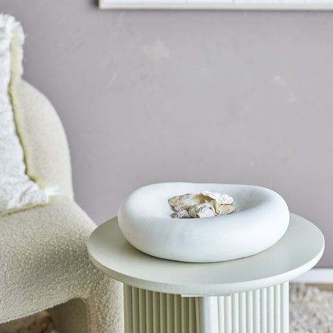 Bloomingville Audra Bowl White Decorative Bowl Bloomingville - [store_name]