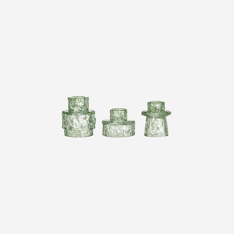 Bloomingville Delphia Glass Candle Holder Set Candle Holder Bloomingville - [store_name]