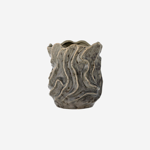 Bloomingville Soumia Deco Vase Grey Vase Bloomingville - [store_name]