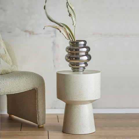 Bloomingville Zorya Vase Silver Vase Bloomingville - [store_name]