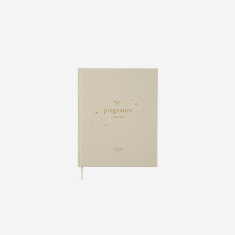 Blush & Gold Pregnancy Journal Ivory Pearl Pregnancy Book Blush and Co    - [store_name]