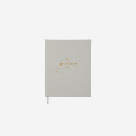 Blush & Gold Pregnancy Journal Grey Pregnancy Book Blush and Co    - [store_name]