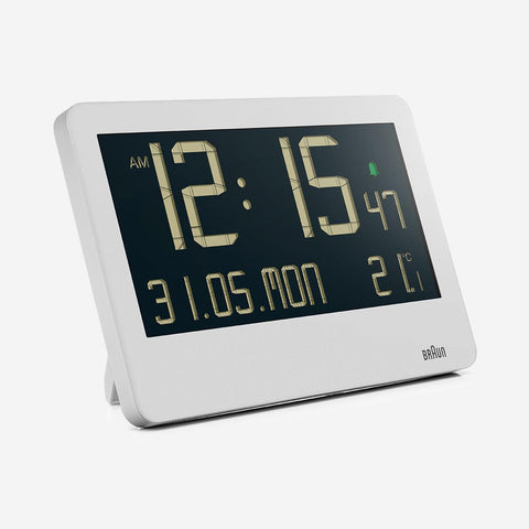 Braun BC14B Wall Clock Digital White Clock Braun - [store_name]