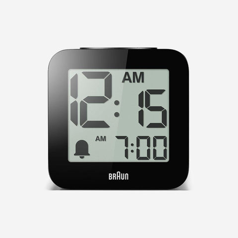 Braun BC25WP LCD Alarm Clock White Clock Braun - [store_name]