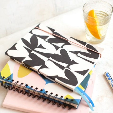 Caroline Gardner Checkmate Hearts A5 Soft Cover Notebook Notebook Caroline Gardner - [store_name]