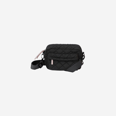 Caroline Gardner Black Quilted Cross Body Bag Bag Caroline Gardner - [store_name]