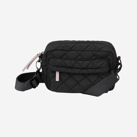 Caroline Gardner Black Quilted Cross Body Bag Bag Caroline Gardner - [store_name]