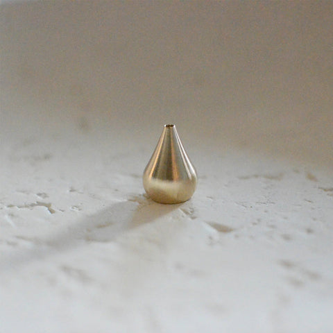 Cedar and Myrrh Brass Incense Holder Tall Waterdrop Incense Holder Cedar and Myrrh - [store_name]