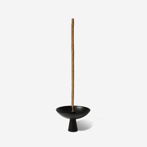 Cedar and Myrhh Incense Holder with Ash Catcher Black Incense Holder Cedar and Myrhh    - [store_name]