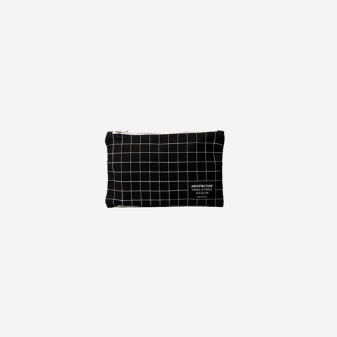 Cinqpoints Grid Pencil Case Tote Bag Cinqpoints - [store_name]