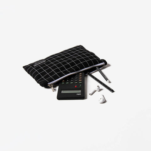 Cinqpoints Grid Pencil Case Tote Bag Cinqpoints - [store_name]