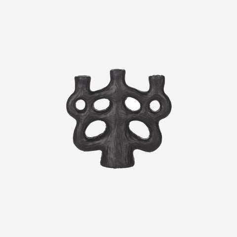Curated Argo Candleholder Black Candle Holder Curated - [store_name]