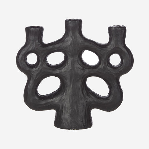 Curated Argo Candleholder Black Candle Holder Curated - [store_name]