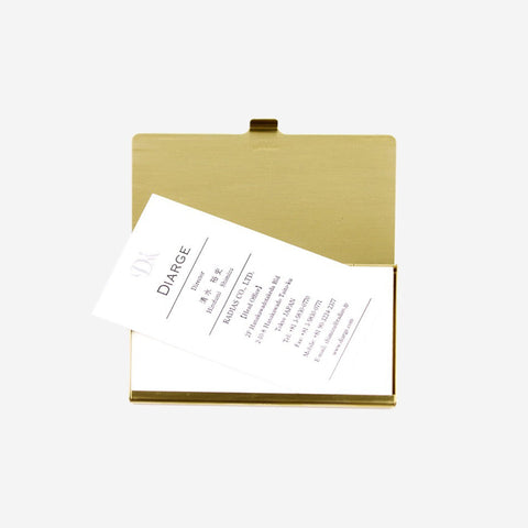 Diarge Brass Card Case Card Case Diarge    - [store_name]
