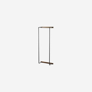 Ekta Living Bathroom Rack Smoked Oak Wall Racks Ekta Living    - [store_name]