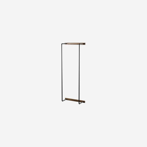 Ekta Living Bathroom Rack Smoked Oak Wall Racks Ekta Living    - [store_name]