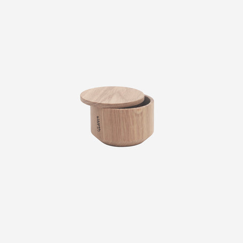 Ekta Living Salt Me Salt Jar Natural Oak Salt Jar Ekta Living    - [store_name]
