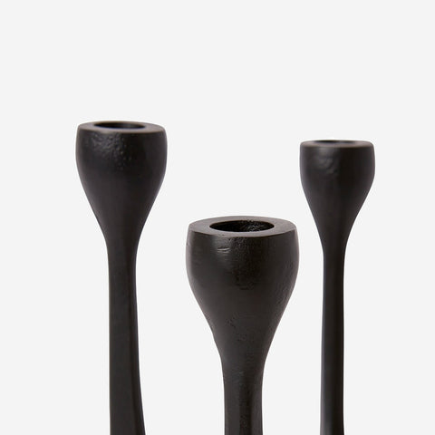 Elme Living Massimo Candle Holder Black Candle Holder Elme Living - [store_name]