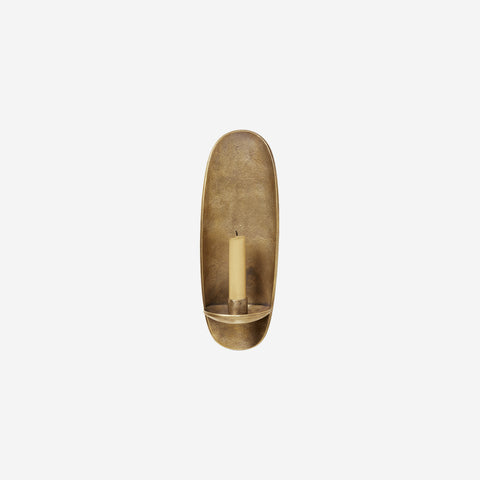 Ferm Living Agape Wall Candle Holder Gold Candle Holder Ferm Living - [store_name]