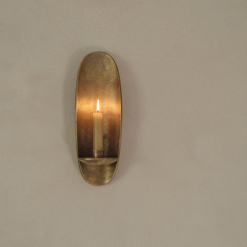 Ferm Living Agape Wall Candle Holder Gold Candle Holder Ferm Living - [store_name]