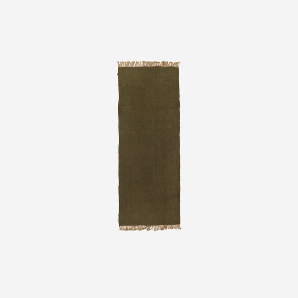 Ferm Living Block Runner Olive/Natural | Simple Form
