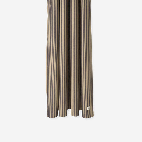 Ferm Living Chambray Shower Curtain Sand Black Shower Curtain Ferm Living    - [store_name]