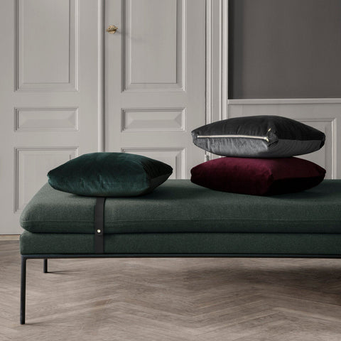 Ferm Living Corduroy Cushion Green Cushion Ferm Living    - [store_name]