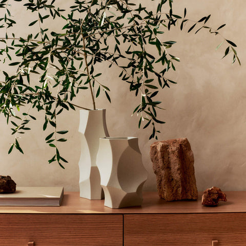 Ferm Living Cueva Vase Off White Large Vases Ferm Living - [store_name]