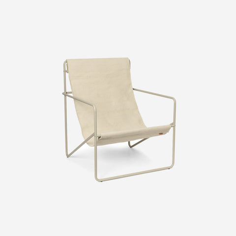 SIMPLE FORM. - Ferm Living Ferm Living Desert Lounge Chair Cashmere Cloud - 