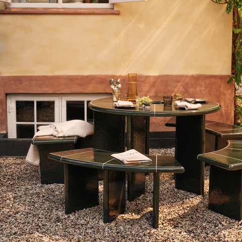 Ferm Living Deya Dining Table Dark Green Coffee Table Ferm Living - [store_name]