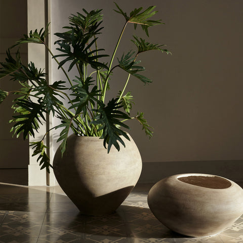 Ferm Living Dodu Pot Tall Brown Pot Ferm Living - [store_name]