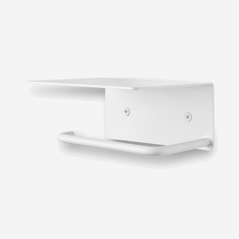 Ferm Living Dora Toilet Paper Holder with Shelf White Bathroom Accessories Ferm Living - [store_name]