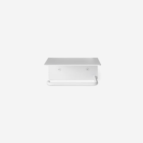 Ferm Living Dora Toilet Paper Holder with Shelf White Bathroom Accessories Ferm Living - [store_name]