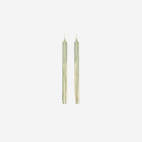 Ferm Living Dryp Candles Tea Green