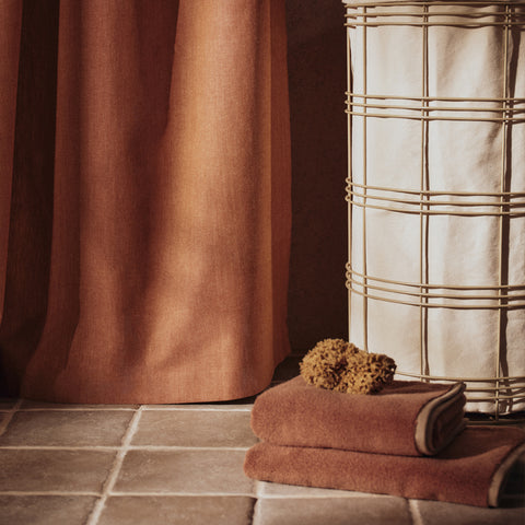 Ferm Living Ekko Bath Towel Mocha Cashmere Towel Ferm Living - [store_name]