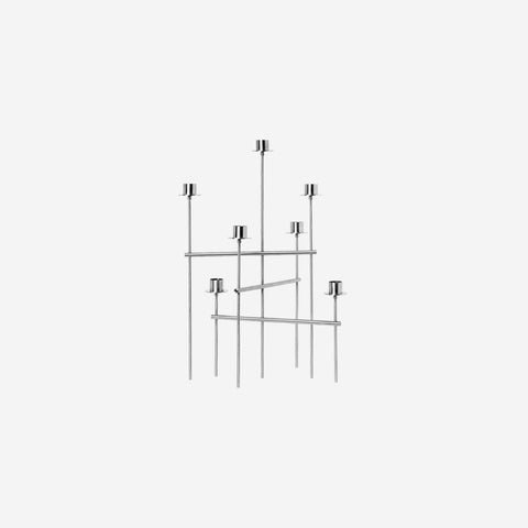Ferm Living Elysia Candelabra Brushed Stainless Steel Side Table Ferm Living - [store_name]