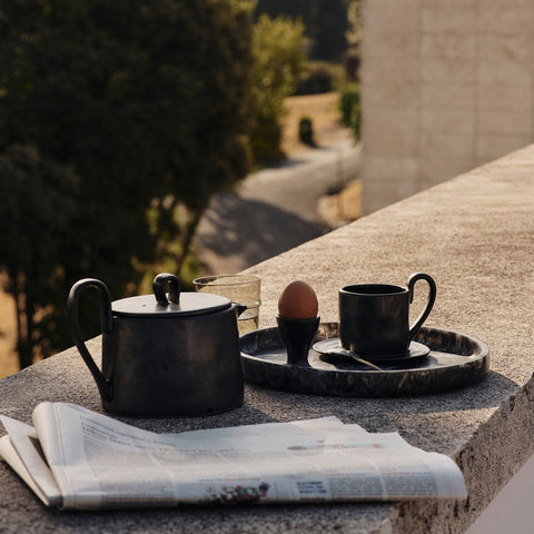Ferm Living Flow Teapot Black Bowls Ferm Living - [store_name]