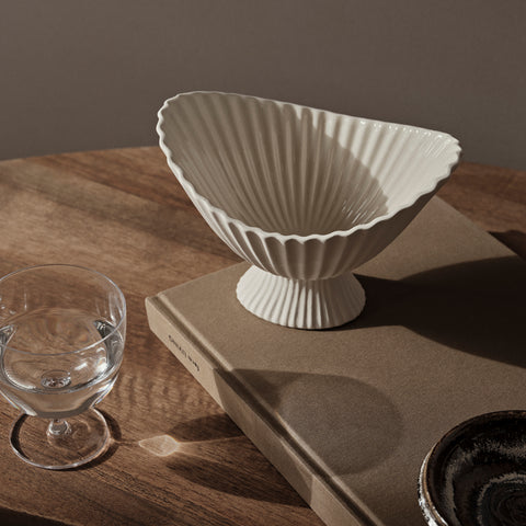 Ferm Living Fountain Bowl Small Off White Decorative Bowl Ferm Living    - [store_name]