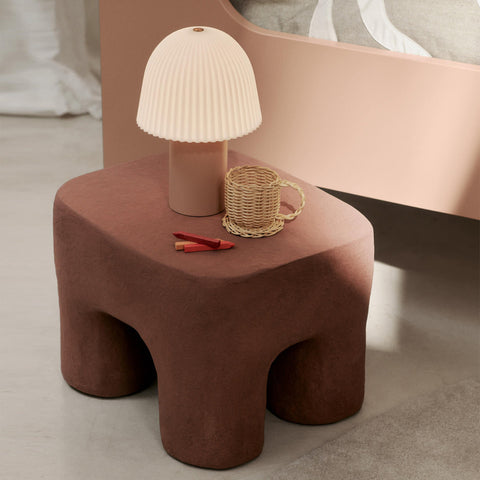 Ferm Living Frill Portable Lamp Rose White Portable Lamp Ferm Living - [store_name]
