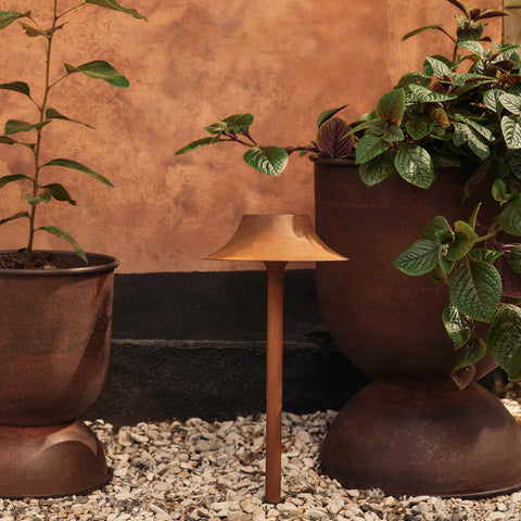 Ferm Living Hourglass Pot Rust Medium Pot Ferm Living - [store_name]