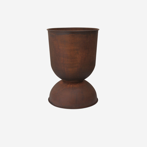 Ferm Living Hourglass Pot Rust Large Pot Ferm Living - [store_name]